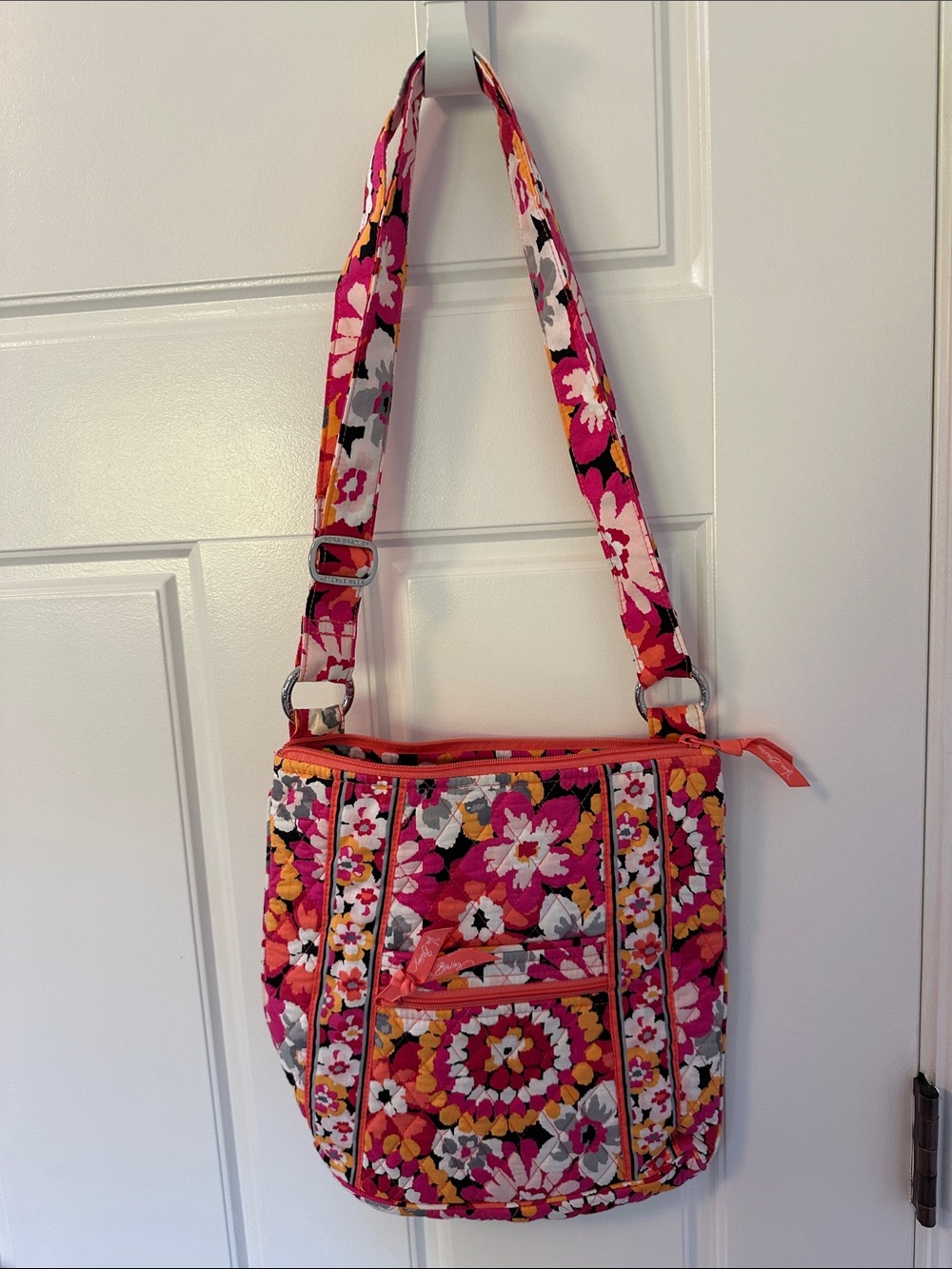 Vera Bradley Floral Quilted Crossbody - Pink Multi